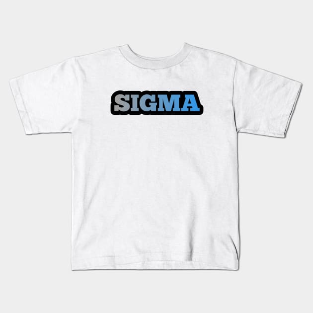 Sigma Kids T-Shirt by Menu.D